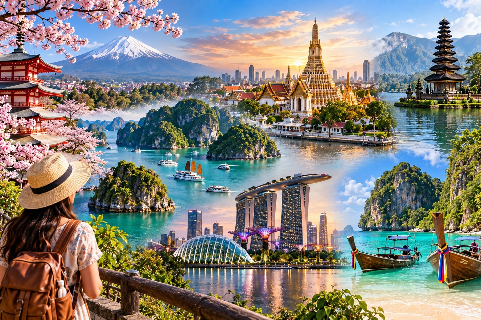 Asia travel destinations