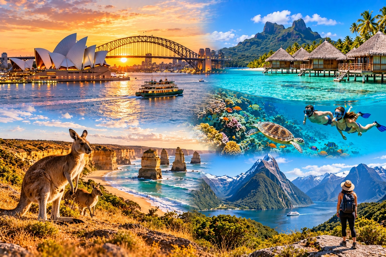 Oceania travel destinations