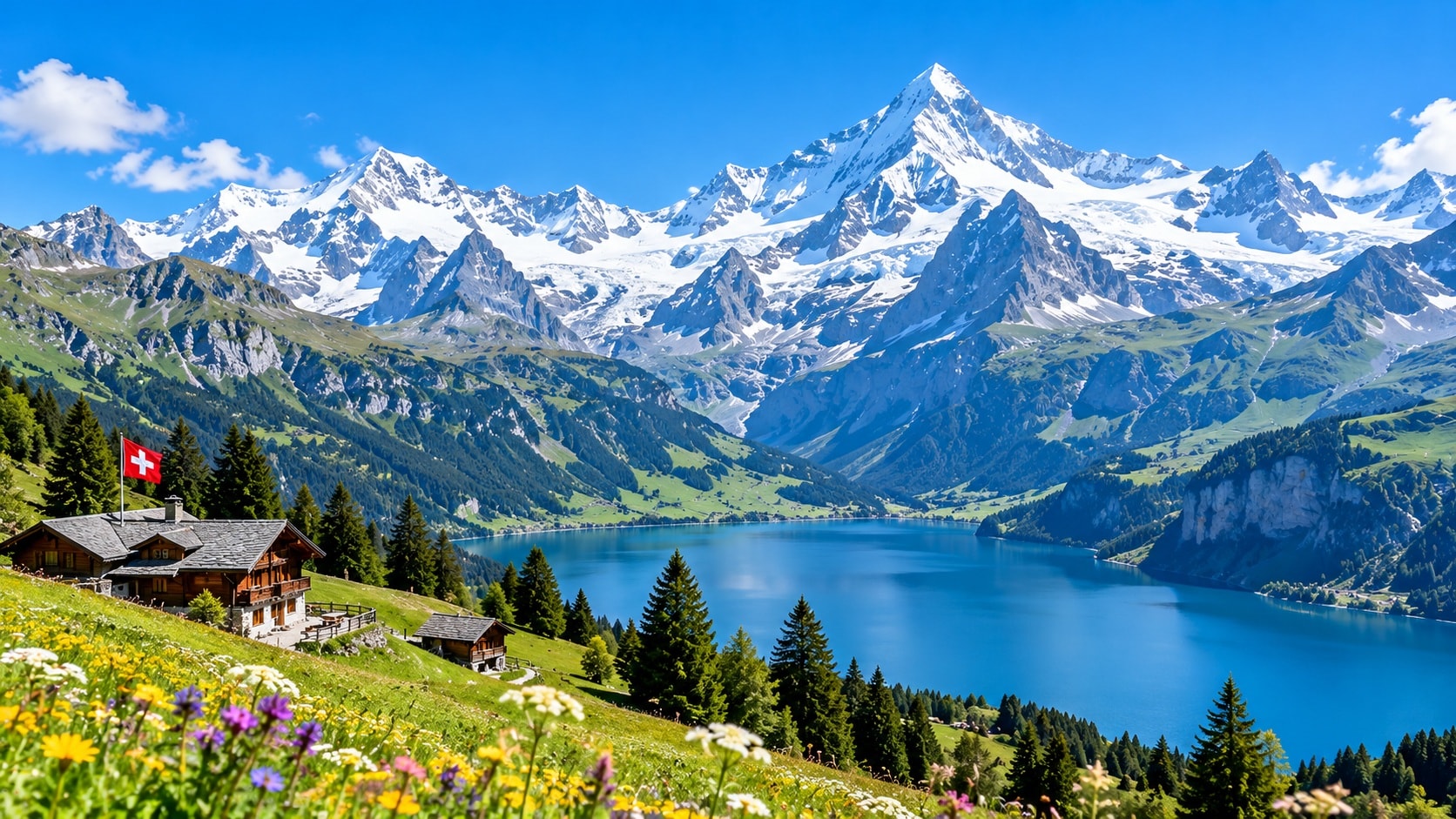 Swiss Alps & Rhine Valley